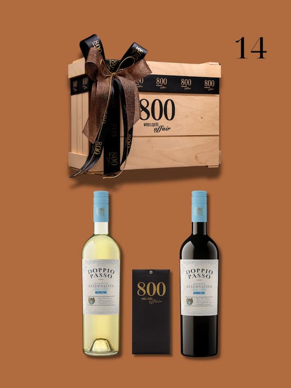 cava800 | Σύνθεση Δώρου σε Ξύλινη συσκευασία (Κωδικός 14)