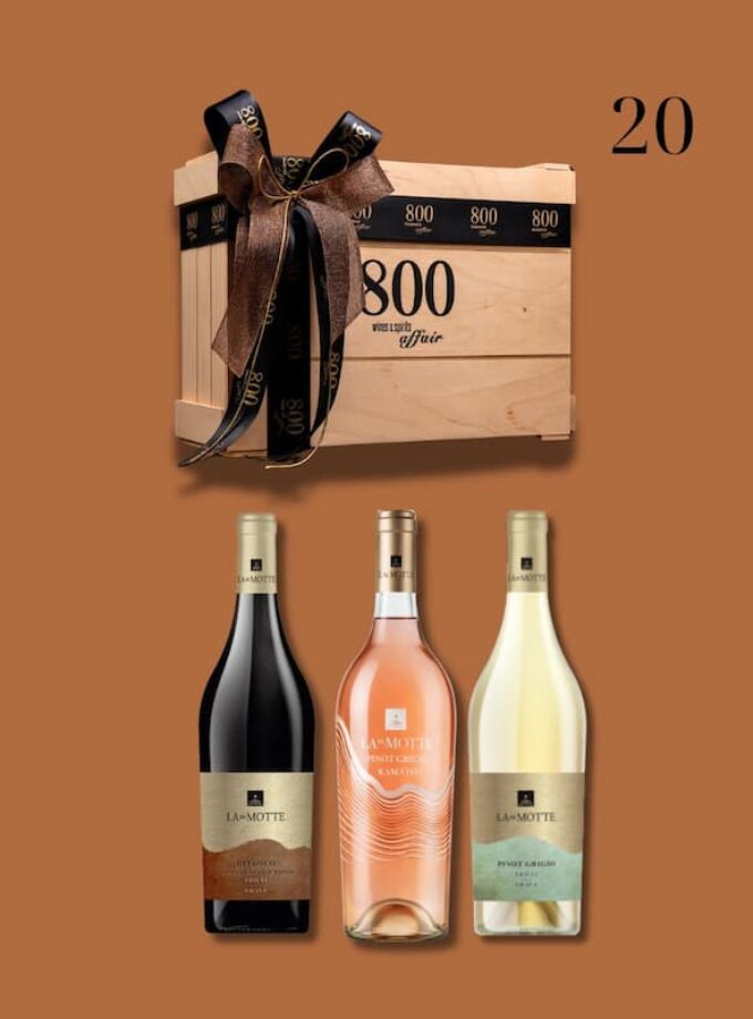 cava800 | Σύνθεση Δώρου σε Ξύλινη συσκευασία (Κωδικός 20)