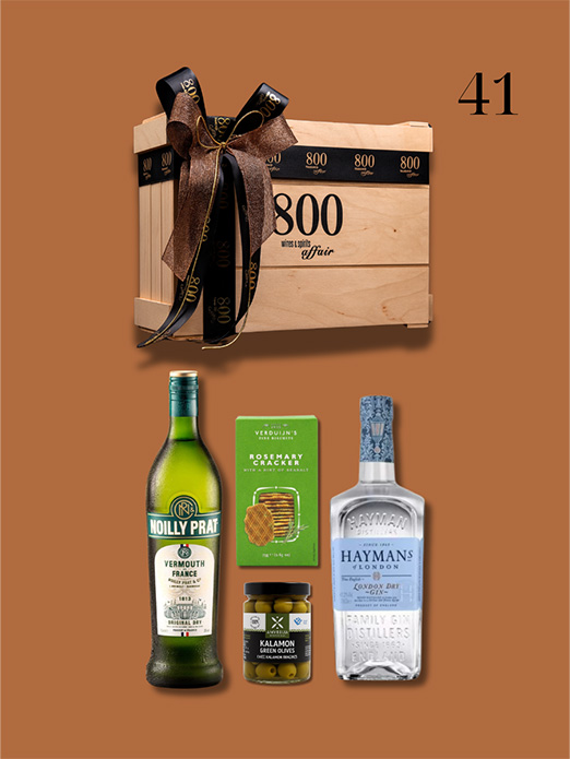 cava800 | Σύνθεση Δώρου σε Ξύλινη συσκευασία (Κωδικός 41)