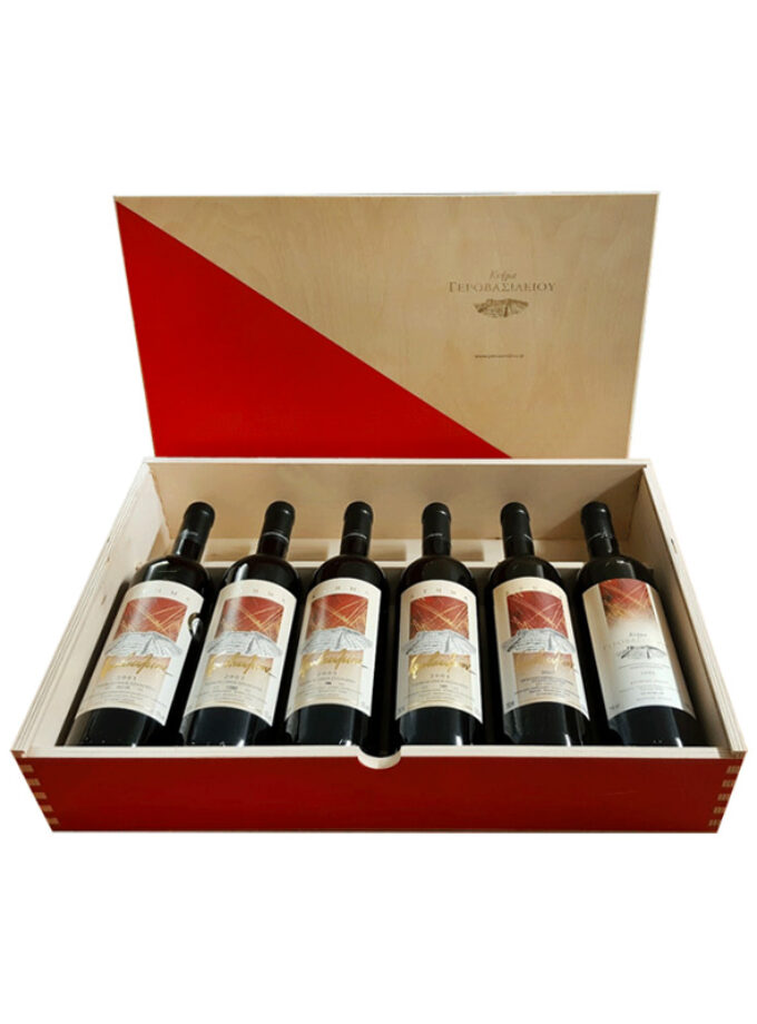cava800.gr | ΚΑΣΕΤΙΝΑ ΚΤΗΜΑ ΓΕΡΟΒΑΣΙΛΕΙΟΥ ΕΡΥΘΡΟ 2001-2009 | 11% - 15% |  | €179.80 |  |  | Ελλάδα