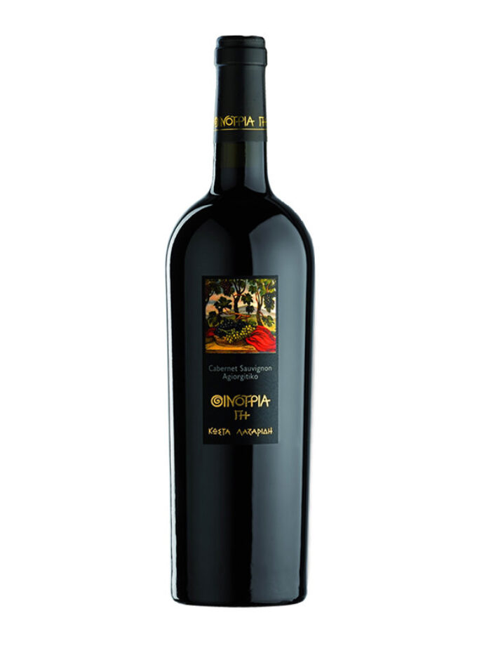 cava800.gr | ΚΤΗΜΑ ΟΙΝΟΤΡΙΑ ΓΗ (ΚΤΗΜΑ ΚΩΣΤΑ ΛΑΖΑΡΙΔΗ) CABERNET SAUVIGNON - ΑΓΙΩΡΓΙΤΙΚΟ | 11% - 15% |  | €25.42 |  |  | Ελλάδα