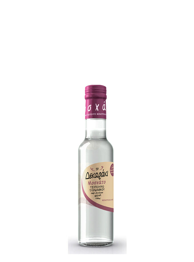 cava800.gr | ΤΣΙΠΟΥΡΟ ΔΕΚΑΡΑΚΙ ΜΟΣΧΑΤΟ ΤΥΡΝΑΒΟΥ 200ML | 40% - 49% |  | €4.94 |  |  | Ελλάδα