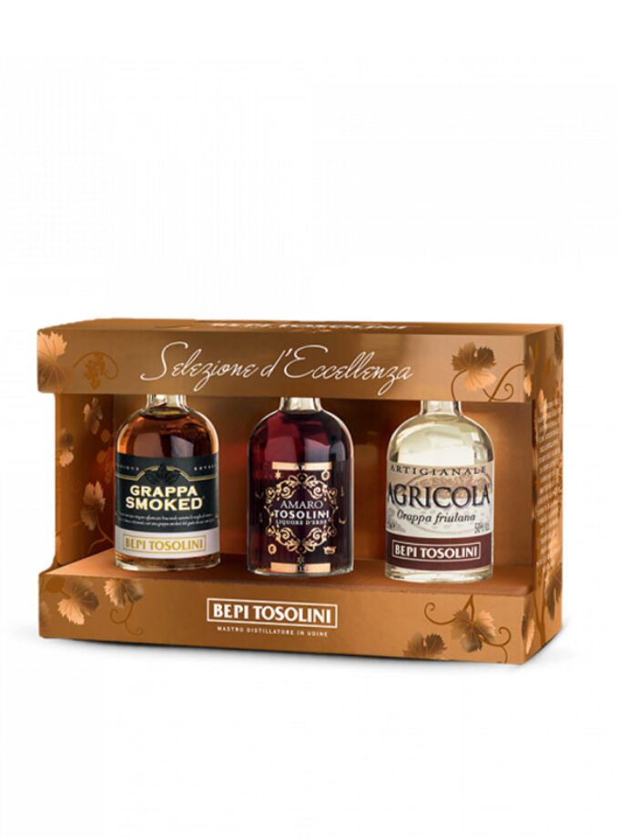 cava800.gr | ΜΙΝΙΑΤΙΑΤΟΥΡΑ SET BEPI TOSOLINI  (2 GRAPA 1AMARO) | 30% - 40% |  | €26.24 |  |  | Ιταλία