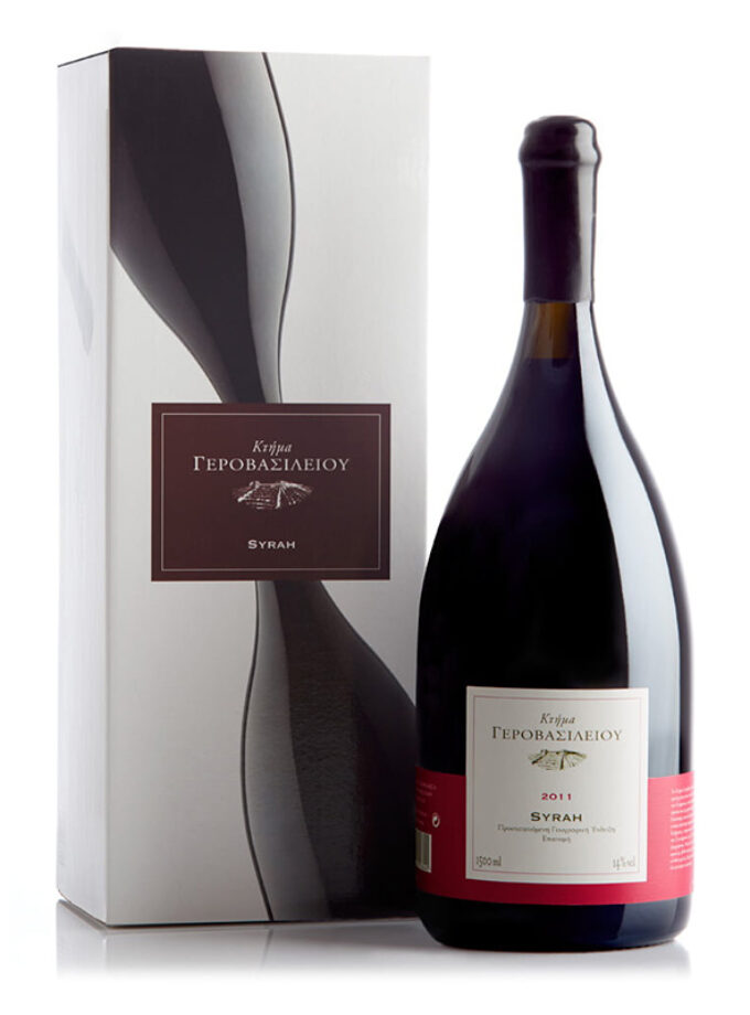 cava800.gr | MAGNUM 1500ML ΚΤΗΜΑ ΓΕΡΟΒΑΣΙΛΕΙΟΥ SYRAH | 11% - 15% |  | €48.83 |  |  | Ελλάδα