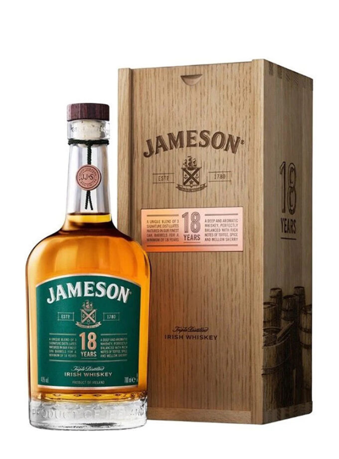 cava800.gr | ΟΥΙΣΚΙ JAMESON 18 Υ.Ο. | 40% - 49% |  | €144.10 |  |  | Ιρλανδία