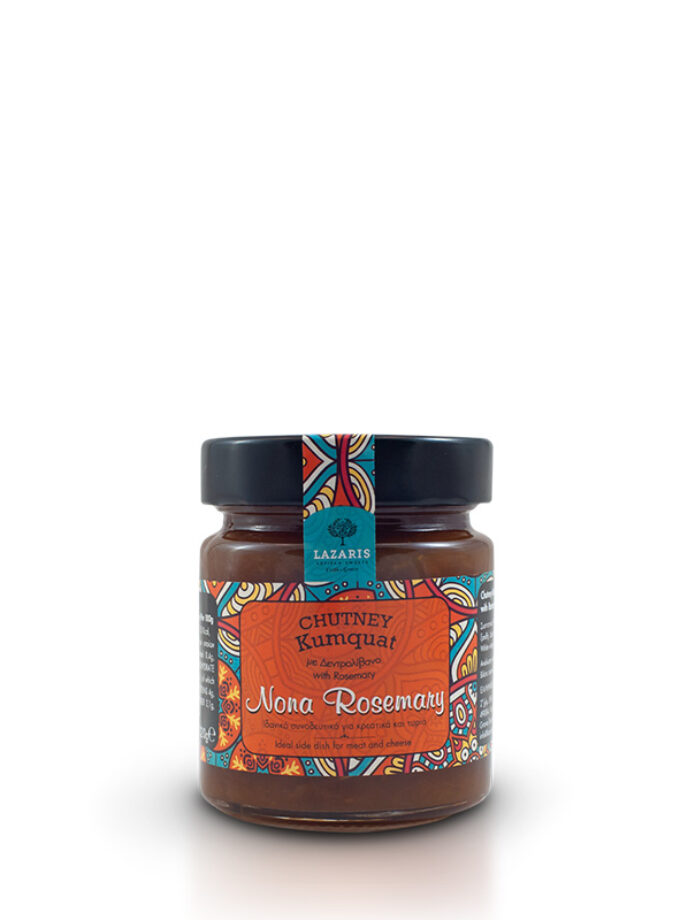 cava800.gr | CHUTNEY LAZARIS ROSEMARY/KUMQUAT ΜΕ ΔΕΝΤΡΟΛΙΒΑΝΟ |  |  | €5.80 |  |  | Ελλάδα