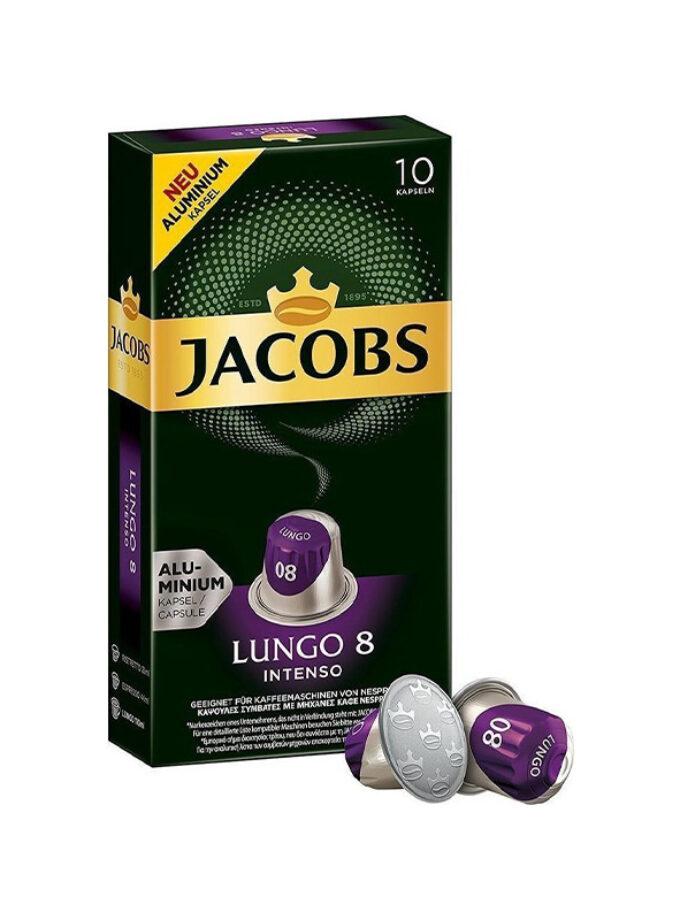 cava800.gr | ΚΑΦΕΣ JACOBS CAPS LUNGO 8 INT NEW 10PCX10 |  |  | €3.82 |  |  |