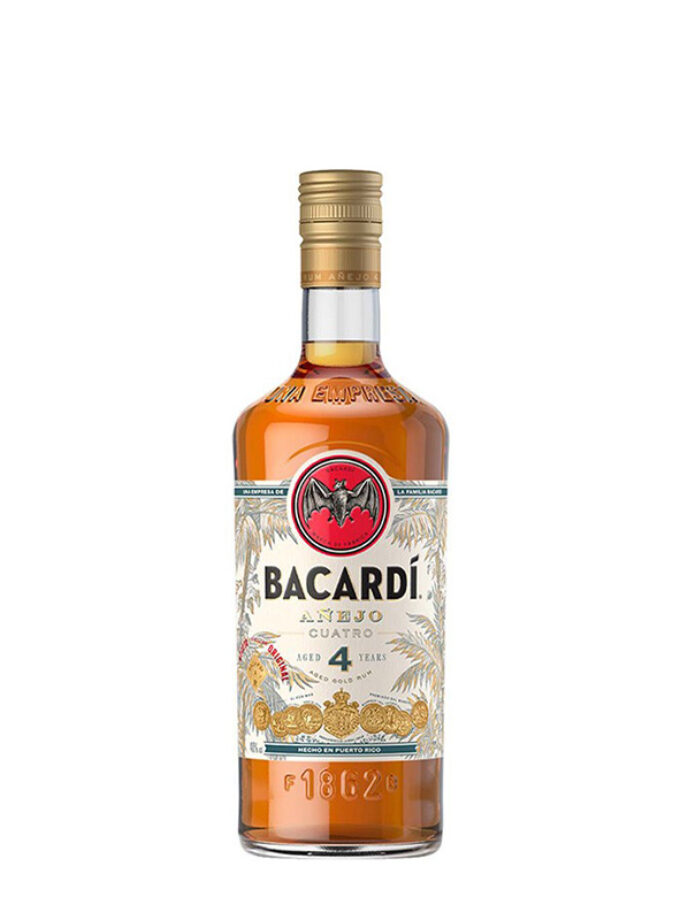 cava800.gr | ΡΟΥΜΙ BACARDI ANEJO CUATRO | 40% - 49% | | €27.01 | | | Καραϊβική