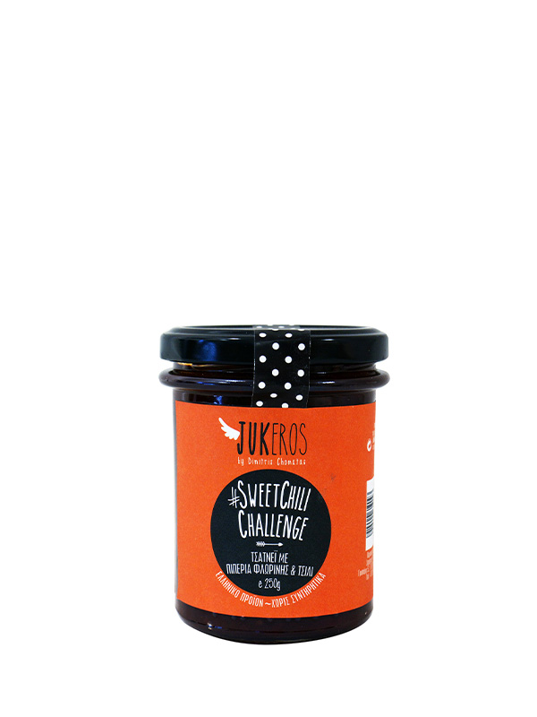 cava800.gr | CHUTNEY JUKEROS SWEET CHILLI CHALLENGE ΜΕ ΠΙΠΕΡΙΑ ΦΛΩΡΙΝΗΣ & ΤΣΙΛΙ | | | €6.35 | | |