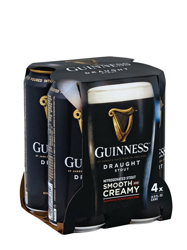 cava800.gr | GUINNESS DRAUGHT 4PACK ΚΟΥΤΙ | 2% - 6% | | €13.74 | | | Ιρλανδία