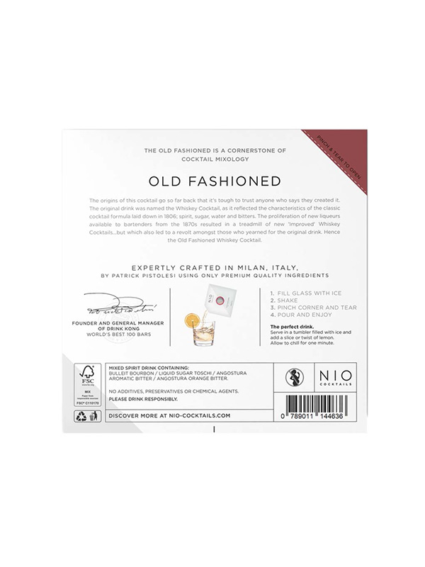 cava800.gr | NIO COCKTAIL OLD FASHIONED 100ML | 16% - 25% | | €9.92 | | | Ιταλία