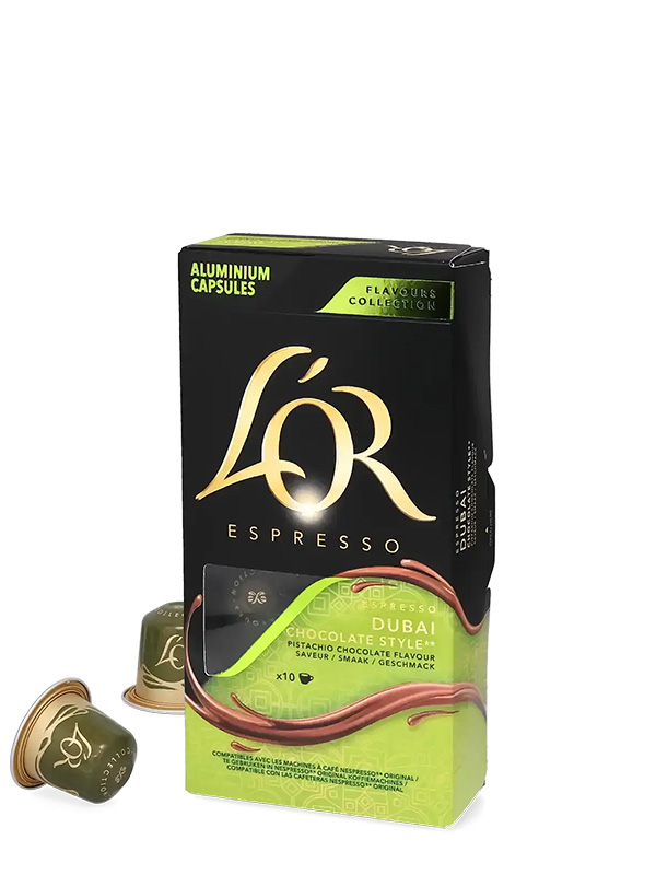 cava800.gr | ΚΑΨΟΥΛΕΣ ΚΑΦΕ LOR DUBAI CHOCOLATE 10ΤΕΜ | | | €4.82 | | | Ολλανδία