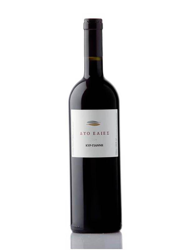 cava800.gr | ΚΤΗΜΑ ΚΥΡ-ΓΙΑΝΝΗ ''ΔΥΟ ΕΛΙΕΣ'' ΕΡΥΘΡΟ | 11% - 15% | | €18.60 | 0.75 LT | | Ελλάδα, Μακεδονία
