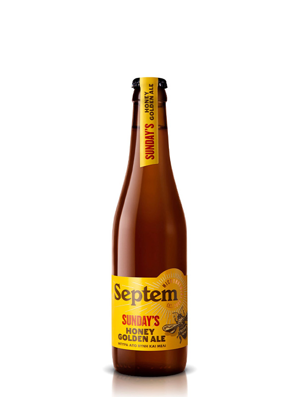 cava800.gr | SEPTEM SUNDAYS HONEY GOLDEN | 7% - 10% | | €3.24 | 0.33 LT | | Ελλάδα