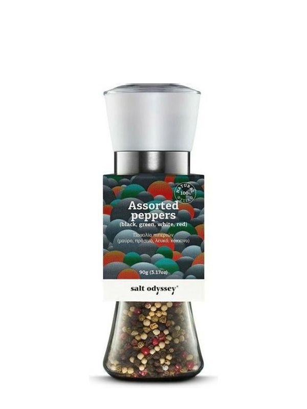 cava800.gr | ΜΥΛΟΣ ΠΟΙΚΙΛΙΑ ΠΙΠΕΡΙΩΝ "SALT ODYSSEY" (Μ.Π.Λ.Κ.)80GR | | | €7.30 | 0.80GR | | Ελλάδα, Στερεά Ελλάδα