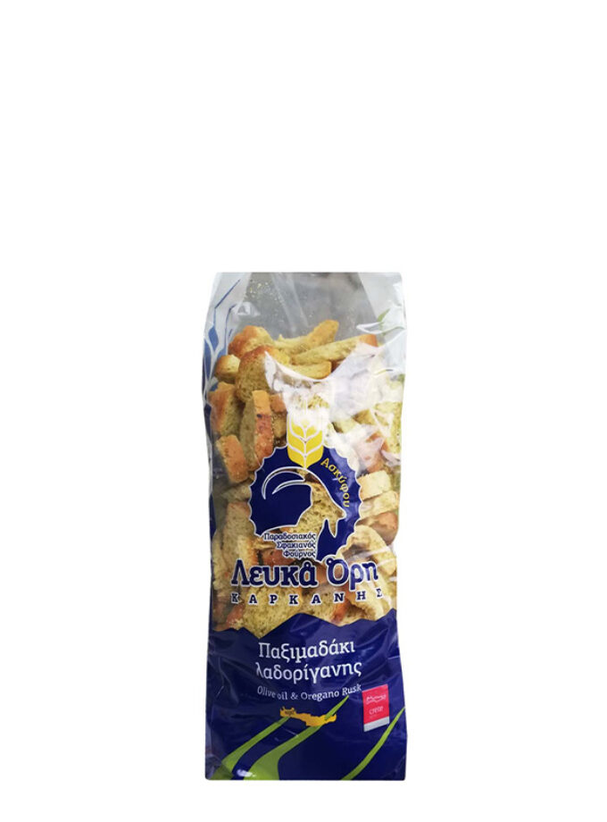 cava800.gr | ΠΑΞΙΜΑΔΙ ΛΕΥΚΑ ΟΡΗ ΜΕ ΛΑΔΟΡΙΓΑΝΗ |  |  | €3.90 | 0.300KG |  | Ελλάδα, Αιγαίο Πέλαγος