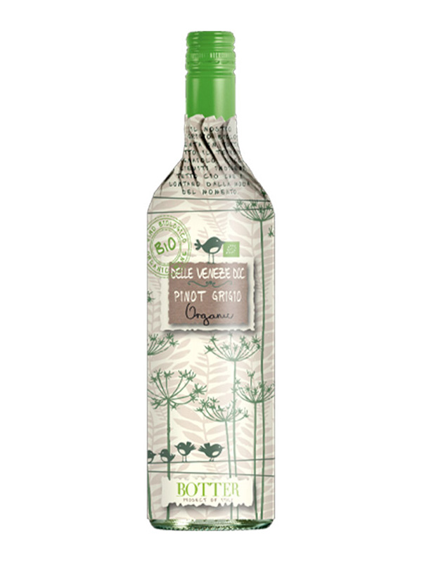 cava800.gr | BOTTER PINOT GRIGIO BIO | 11% - 15% | | €9.67 | 0.75 LT | | Ιταλία, Veneto