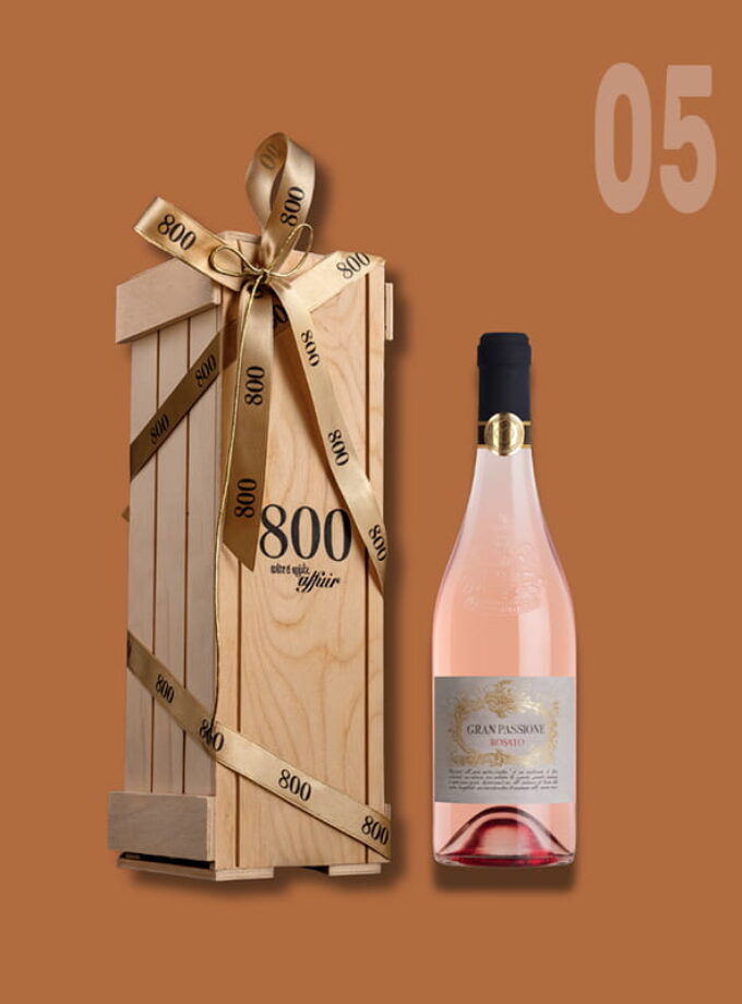 cava800 | Σύνθεση Δώρου σε Ξύλινη συσκευασία (Κωδικός 05)