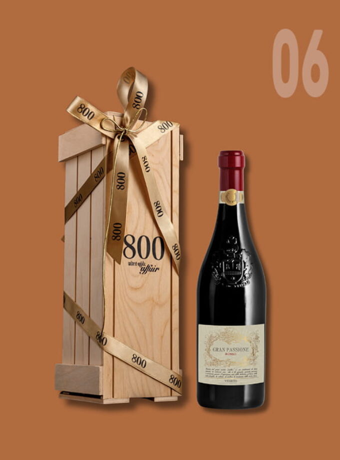 cava800 | Σύνθεση Δώρου σε Ξύλινη συσκευασία (Κωδικός 06)
