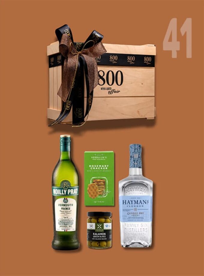 cava800 | Σύνθεση Δώρου σε Ξύλινη συσκευασία (Κωδικός 41)