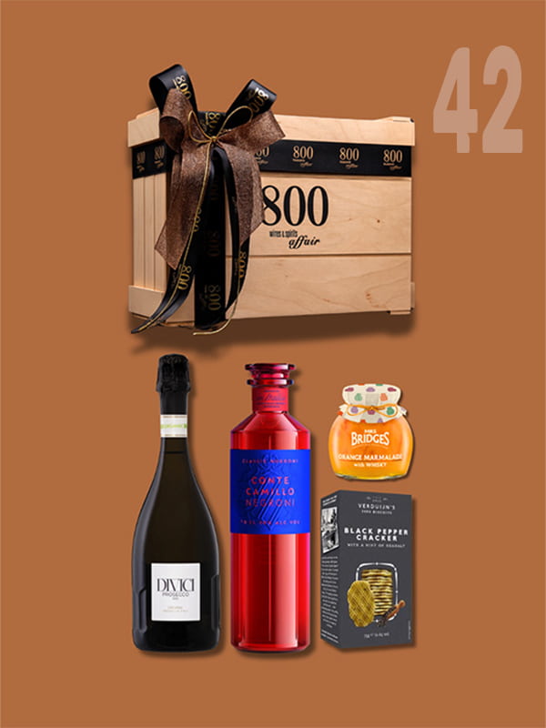 cava800 | Σύνθεση Δώρου σε Ξύλινη συσκευασία (Κωδικός 42)
